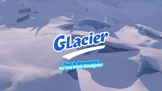 Shredders’ Glacier — Tour amp Gameplay w the Park Designer [upl. by Adnicaj]