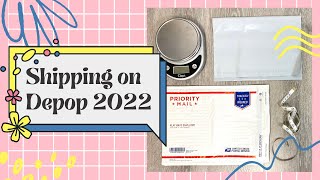 How to Ship on Depop in 2022 USA  EASIEST amp MOST AFFORDABLE Option  Stepbystep walkthrough [upl. by Jade]