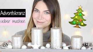 ADVENTSKRANZ selber machen DIY  Pia Pietsch [upl. by Nide]