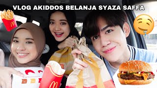 VLOG AKIDDOS BELANJA SYAZA amp FAYUSOF MCDONALD 🤤 AKIDDOS SORANG YANG PEMURAH🤣 [upl. by Ais]