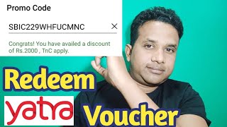 How to redeem Yatra voucher  How to book flights from Yatra  Sell Yara Voucher [upl. by Atiuqehs]