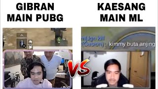 Gibran Main PUBG Vs Kaesang Main ML [upl. by Jit]