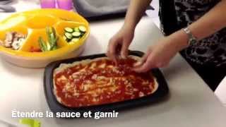 Recette Tupperware facile et rapide de PIZZA MAISON [upl. by Kermit991]