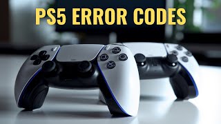 How To Fix ALL PS5 Error Codes Code List  CE NW NP E2 WS WV [upl. by Pansy]