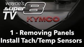 1  Super8 Removing Panels and Installing Tach and Temp Sensors [upl. by Theis950]