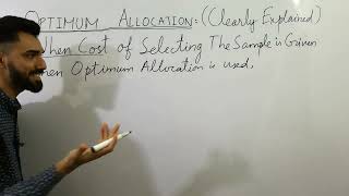 Optimum Allocation Clearly Explained  Statistics Tutor [upl. by Flory]