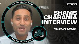 Shams Charania details NBA Draft Night 1 Bronny James and Knecht to Lakers  The Pat McAfee Show [upl. by Auqinom145]