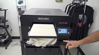 Ri4000 Printing on a Hoodie [upl. by Llenral]