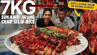 LARGEST 7KG CHARSIU RICE CHALLENGE at Hong Kong’s Best BBQ Spot  Best Char Siu in Hong Kong [upl. by Ashby]