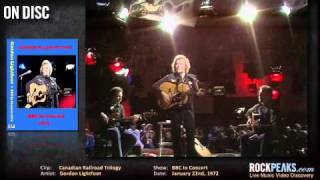 Classic Gordon Lightfoot BBC 1972 RockPeaks Daily Vlog 2011 0317 [upl. by Thordis]