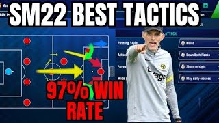 SM22 BEST TACTICS 97 WIN RATE WIN EVERY COMPETITION [upl. by Ardnuaet]