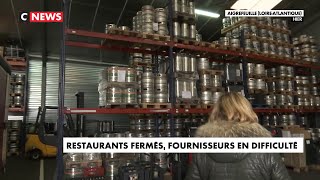 Avec les restaurants fermés des fournisseurs en difficulté [upl. by Retsim813]