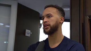 Kyle Anderson addressed the media after win over Indiana [upl. by Atinit]