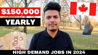 10 HIGH DEMAND JOBS IN CANADA 2024 WITH SALARIES💰 [upl. by Rebekah]