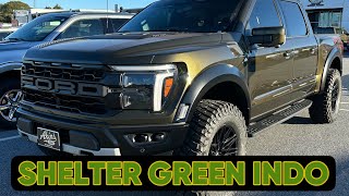 SHELTER GREEN 2024 Akins Ford Raptor INDO CUSTOM on 37s [upl. by Choo]