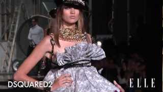 Dsquared2 2013 SS Runway Show Milan Fashion Week ELLE TV [upl. by Eednarb]