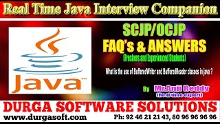 Java Interview CompanionWhat is the use of BufferedWriter and BufferedReader classes in java [upl. by Ardnuahs]