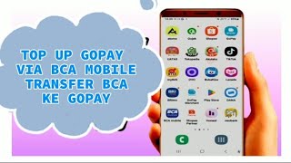 cara top up gopay via bca [upl. by Eirrem]