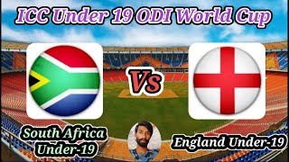 South Africa Under19s v England Under19s  10th Match Group B  ICC Under 19 World Cup [upl. by Nibram802]