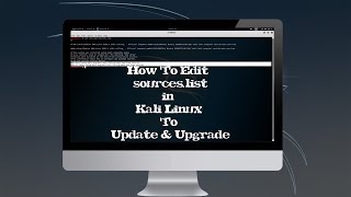 How to Fix Kali Linux sources list Repositories File [upl. by Adamina]