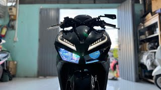 Vario 2018 Kenzo S600 Pro V2 Full Black Cùm PCX Hybrid Passing T23Shop Cần Thơ 0903864555 [upl. by Notlef]