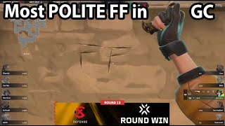 How to ask ENEMY to FORFEIT in VCT with a KNIFE [upl. by Selway]