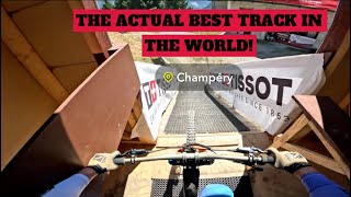 CHAMPERY EUROPEAN DH CHAMPIONSHIPS TRACK PREVIEW [upl. by Aicre343]