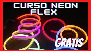 ‼️COMO HACER LETREROS NEON FLEX 🚀SIN MAQUINAS ‼️GRATIS‼️ [upl. by Llerrad]