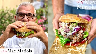 PASTRAMI italiano PANINO con STRACCETTI e FORMAGGIO  Chef Max Mariola [upl. by Brigg]