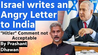 Israel writes an Angry Letter to India over Sanjay Rauts comment  By Prashant Dhawan [upl. by Templa]