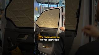 Thermomatten clever im Van verstauen  So gehts 👌 camping campinghacks [upl. by Viole]