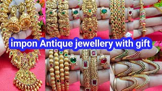 impon Antique jewellery collection with free gift 86809342778838867296 [upl. by Schiffman]