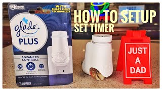 How To Setup Glade Plugin Plus Air Freshener Warmer Scented Oil Timer Review [upl. by Annoval]