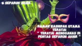 Raman Rashidah Utama  Teratai  Semi Final The Masked Singer Malaysia Musim ke 4 [upl. by Clauddetta]