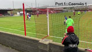 Porthmadog v Caersŵs  tuôlygôl [upl. by Eelanna]