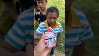 Yummy bites Mentos Yoghurt Fruits flavor Candy eating by masterlin viralvideo satisfying fyp [upl. by Ramyar]