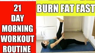 21 DAY MORNING CHALLENGE THAT BURNS FAT  FULL BODY FAT BURNING MORNING WORKOUT ROUTINE [upl. by Son]