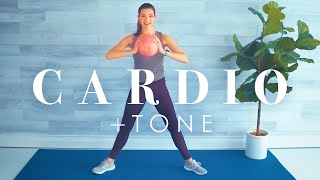 Fun Cardio amp Toning Workout for Seniors amp Beginners Low Impact Aerobic Exercise amp Strength [upl. by Ellennad814]