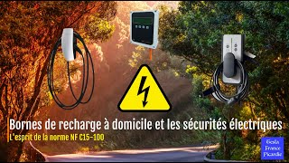 Bornes de recharge à domicile et sécurité électriques [upl. by Carol]