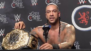 CM PUNK MUST EARN TITLE MATCH  WWE Clash at the Castle 2024 press conference [upl. by Ayiak]