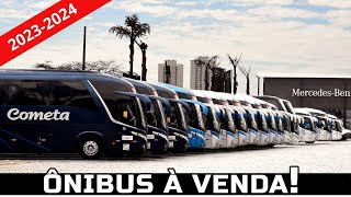 MAIS DE 300 Ã”NIBUS Ã€ VENDA NO GRUPO JCA  COMETA 1001 CATARINENSE  Ã”NIBUS RODOVIÃRIOS E URBANOS [upl. by Alwyn]