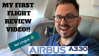 FIRST FLIGHT REVIEW Aer Lingus Business Class  A330  DUB  YYZ [upl. by Rauch]