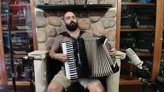 6992  Black Pancordion Crucianelli Piano Accordion LMMH 41 120 1999 [upl. by Nonnahsal474]