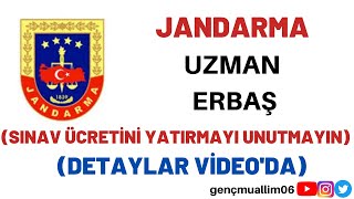 Jandarma UZMAN Erbaş başvuru ücreti NASIL yatırılır [upl. by Oileduab625]