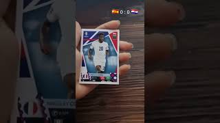 🇪🇸Spanien vs Kroatien🇭🇷matchattax euro2024 topps traiding clips shorts football uefa [upl. by Arbas896]