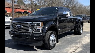 2022 Ford F450 DRW Platinum  HAS THE POWER TO PULL A HOUSE [upl. by Niwled]