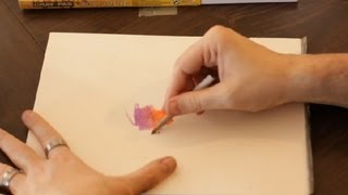 How to Dilute Oil Pastels  Art Projects [upl. by Ilarin]