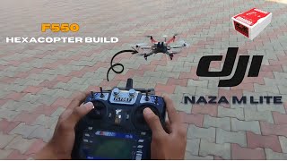 Hexacopter F550 Build Using Dji Naza M Lite Flight Controller [upl. by Enialehs]