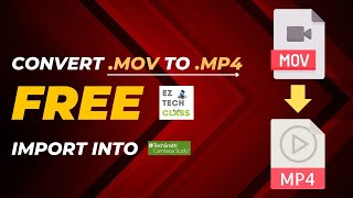 Convert MOV movies to MP4 and import into Camtasia Studio using FREE tool vlc mov mp4 h264 [upl. by Helali]