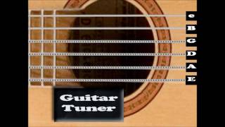 Standard Acoustic Guitar Tuner  Interactive [upl. by Powel]